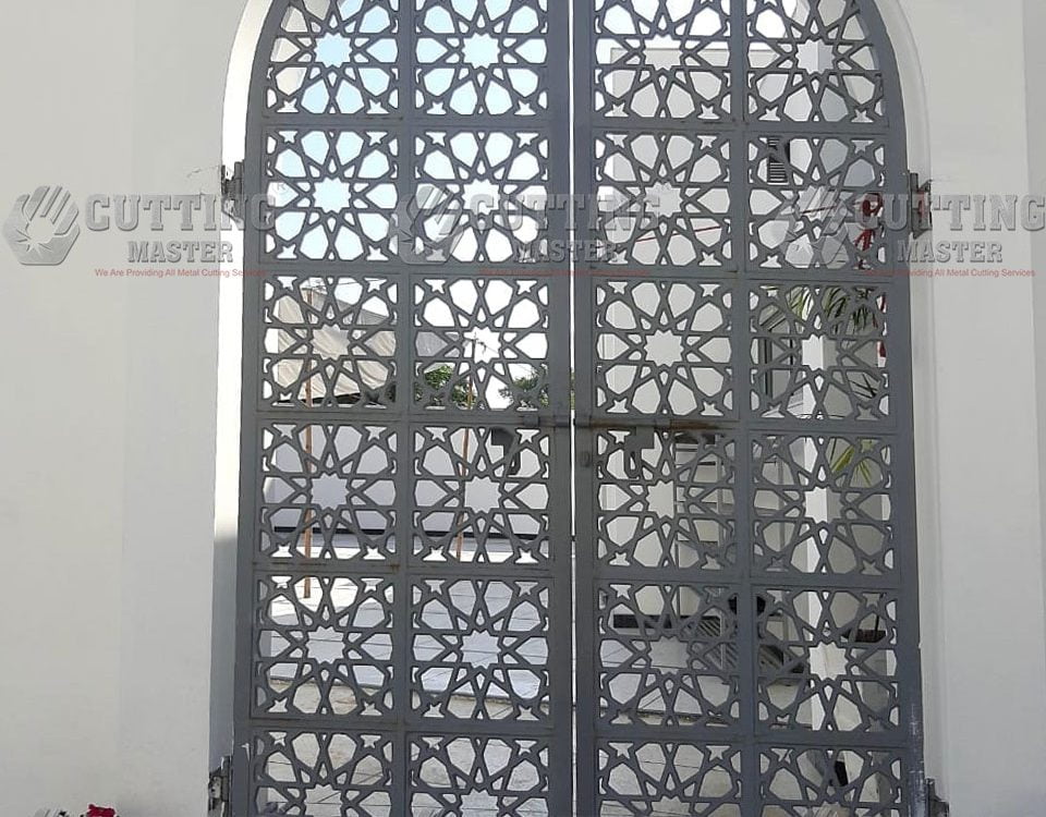Mosque-Gate Laser cut Design in Lahore