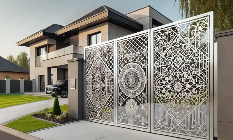 laser cut gate design